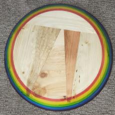 Rainbow Rim Platter