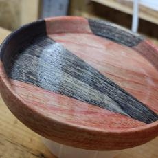 Red & Black Dish